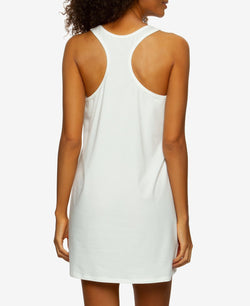Felina Organic Cotton Racerback Chemise Nightgown Cloud thumbnail 2