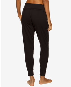 Felina Velvety Soft Loungewear Jogger Pants Black thumbnail 2