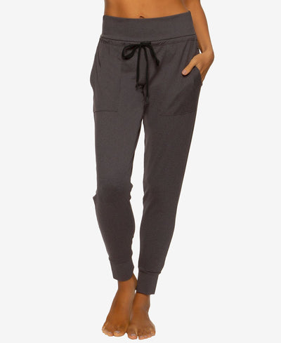 Felina Velvety Soft Loungewear Jogger Pants Charcoal Heather