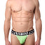 FlyBoy Fluorescent-Green Sport Mesh Thong