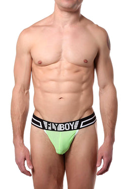 FlyBoy Fluorescent-Green Sport Mesh Thong thumbnail 1