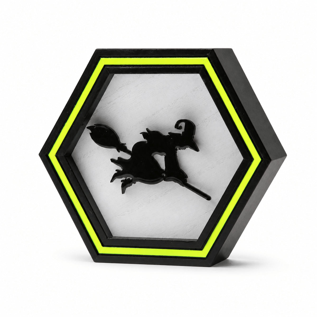Flying Witch Coffin Halloween Shadow Box DEcor