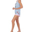 Friends Watching Tank Top & Shorts Pajama Set Blue