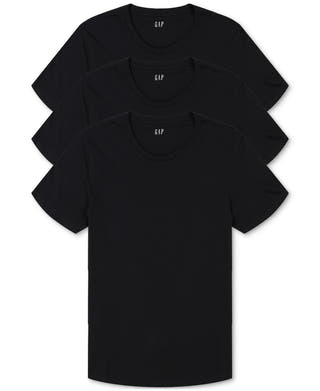 GAP 3-Pk. Cotton Crewneck Undershirt