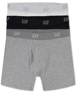 GAP 3-Pk. Cotton Stretch Boxer Briefs thumbnail 1