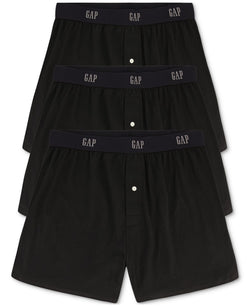 GAP 3-Pk. Cotton Woven Slim-Fit Boxers thumbnail 1