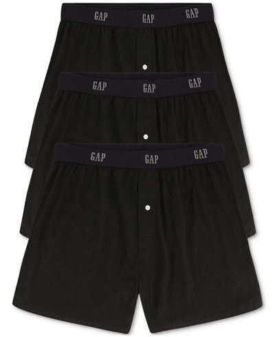 GAP 3-Pk. Cotton Woven Slim-Fit Boxers
