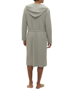 GAP Hooded Waffle-Knit Robe thumbnail 3