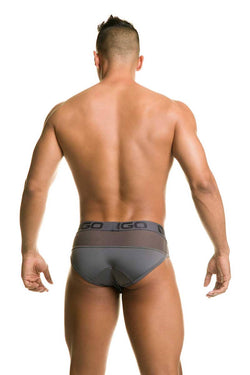 GIGO Diversity Grey Mesh Insert Briefs thumbnail 2