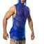 GIGO Temptation Blue Hoody Muscle Top
