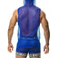 GIGO Temptation Blue Hoody Muscle Top