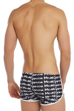 Garcon Model Black Graffiti Swim Short thumbnail 3