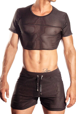Gigo Black Candle Crop Top thumbnail 1