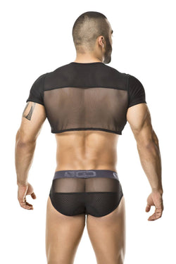 Gigo Black Crop Top thumbnail 2
