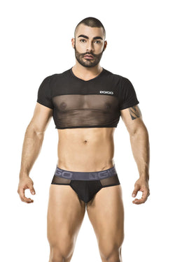 Gigo Black Crop Top thumbnail 1