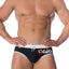 Gigo Black Logo Swim Brief