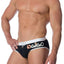Gigo Black Logo Swim Brief