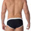 Gigo Black Logo Swim Brief