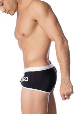 Gigo Black Logo Swim Trunk thumbnail 2