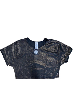 Gigo Black Sheer Crop Top thumbnail 3
