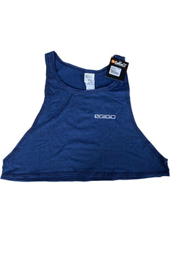 Gigo Blue Greek Crop Top thumbnail 3
