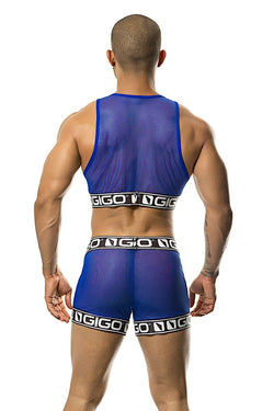 Gigo Blue Temptation Crop Top thumbnail 3