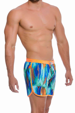 Gigo Blue Tie Swim Short thumbnail 2