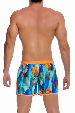 Gigo Blue Tie Swim Short thumbnail 3