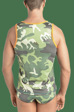 Gigo CAMOUFLAGED Tank Top T Shirt thumbnail 2