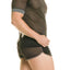 Gigo Dark Grey Destructive T-Shirt