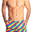 Gigo Gay Pride Rainbow Swim Shorts