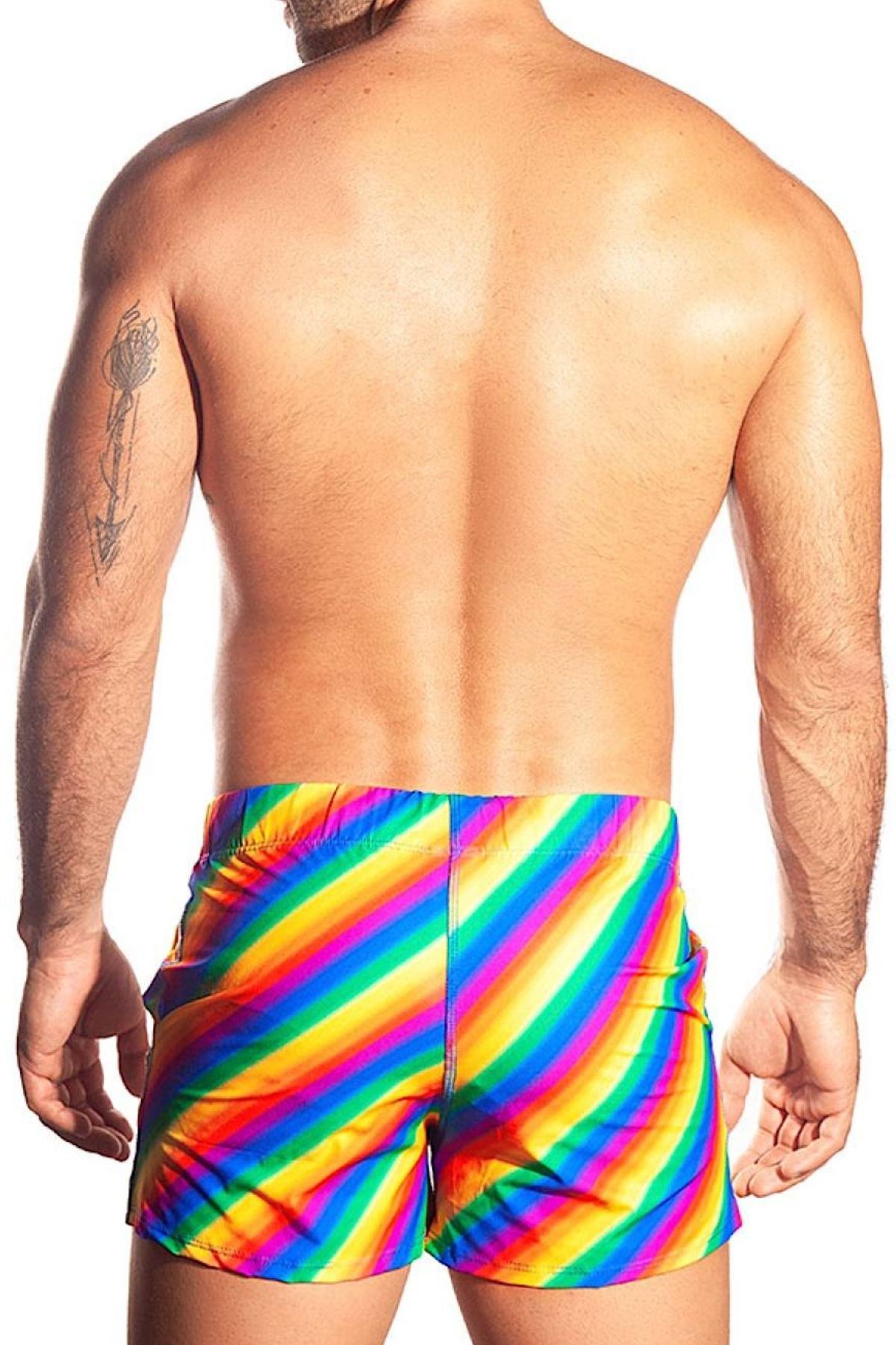 Gigo Gay Pride Rainbow Swim Shorts
