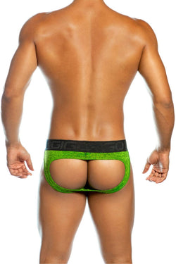 Gigo Green Marbled Jock Brief thumbnail 2