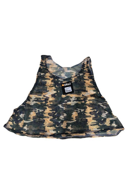 Gigo Green Military Crop Top thumbnail 3