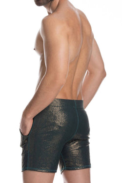 Gigo Green Sheer Shorts thumbnail 2