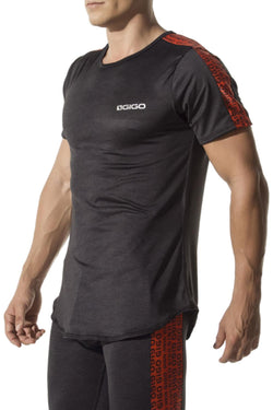 Gigo Grey Sport T-Shirt thumbnail 2