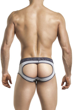 Gigo Grey Velvet Jock Brief thumbnail 2
