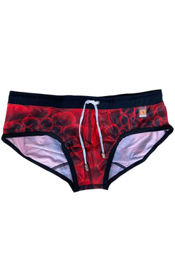 Gigo Red Bloom Swim Brief thumbnail 3