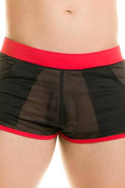Gigo Red Destructive Shorts thumbnail 1