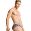 Gigo Streak swim brief striped navy