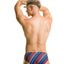 Gigo Streak swim brief striped navy