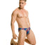 Gigo Streak swim brief striped navy