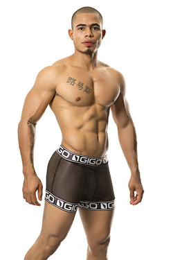 Gigo Temptation Black Mesh Shorts thumbnail 3