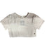 Gigo White Candle Crop Top