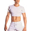 Gigo White Candle Crop Top