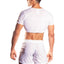 Gigo White Candle Crop Top