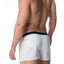 Gigo White Logo Swim Short