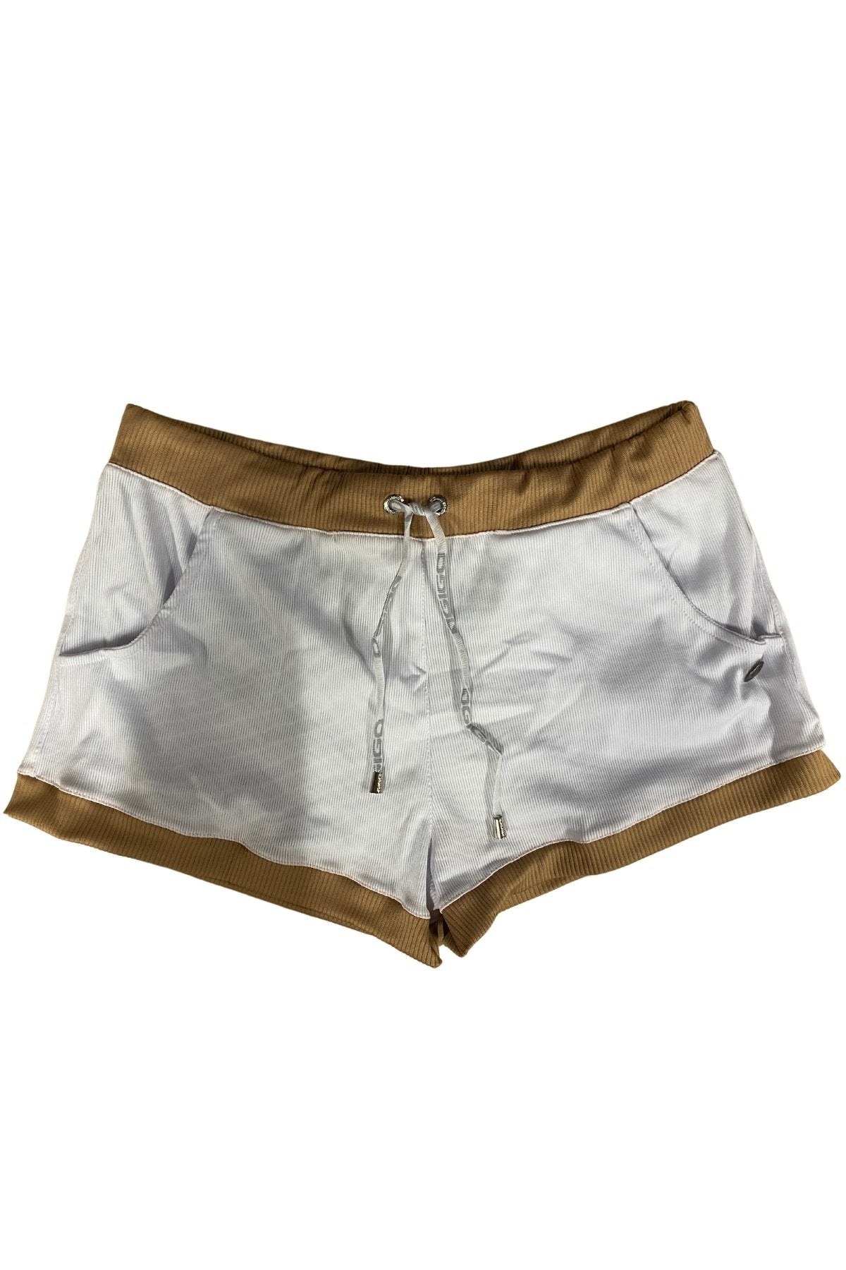 Gigo White Sophisticated Swim Short