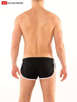 Go Softwear Black and White California Shorty w/Side Split thumbnail 3
