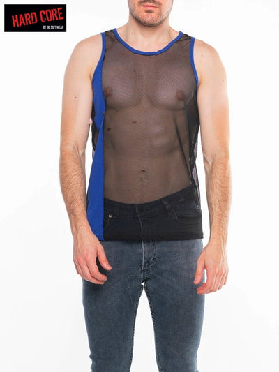 Go Softwear Black and royal Frisky Tank Top